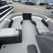 2026 Evotti 521QL Triple Pontoon Boat - Black/White